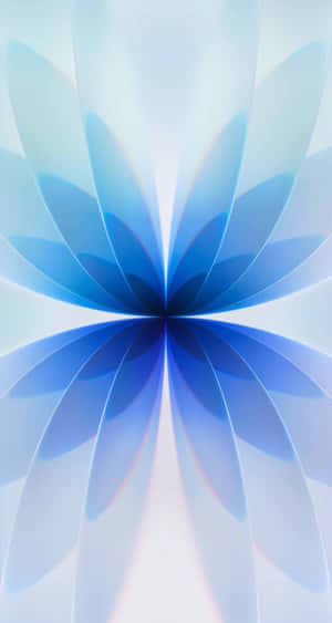 Iphone17 Abstract Blue Flower Wallpaper Wallpaper