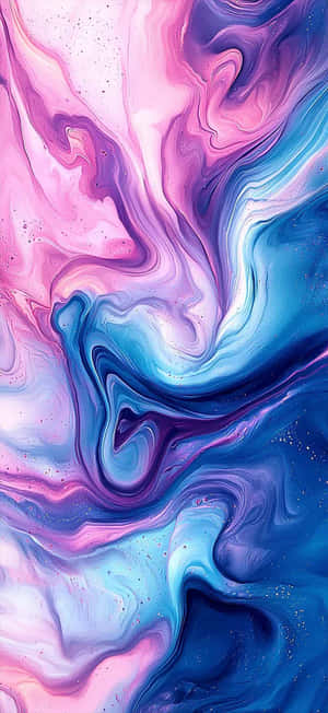 Iphone17 Abstract Pink Blue Marble Wallpaper Wallpaper