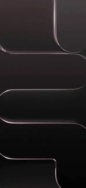Iphone17 Curved Edge Design Dark Background Wallpaper