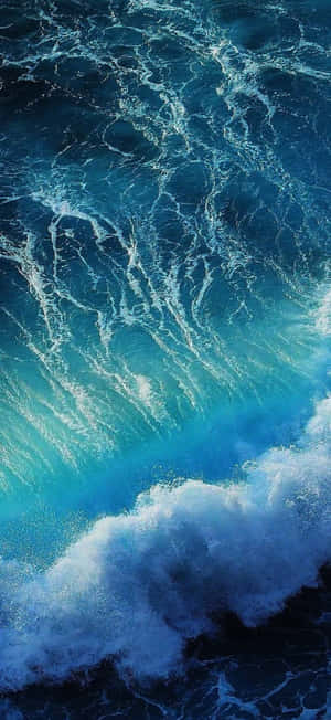 Iphone17 Ocean Wave Texture Wallpaper