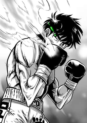 Ippo Makunouchi Boxing Pose Wallpaper