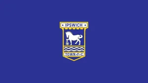 Ipswich Town Football Club Stadium And Logo Wallpaper