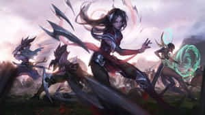 Irelia Battle Dance Artwork Wallpaper