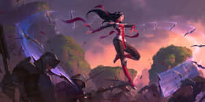 Irelia Battle Dance Wallpaper