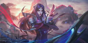 Irelia Blade Dancer Leagueof Legends Artwork Wallpaper