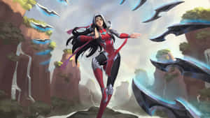 Irelia Championof Blades Leagueof Legends Artwork Wallpaper