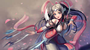 Irelia Leagueof Legends Warrior Wallpaper