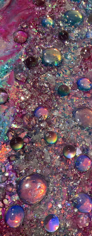 Iridescent Bubble Fantasy Wallpaper