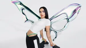 Iridescent Butterfly Wings Costume Wallpaper