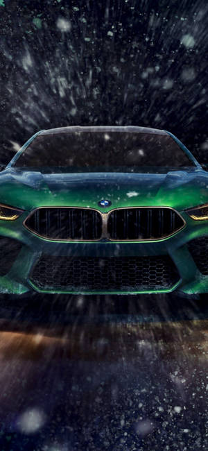 Iridescent Green Bmw Iphone X Wallpaper