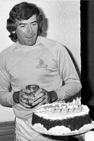 Irish Football Legend Pat Jennings Celebrating His Birthday Wallpaper