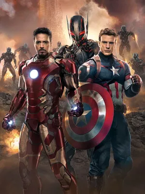 Iron_ Man_and_ Captain_ America_ Ready_for_ Battle Wallpaper