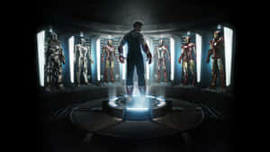 Iron Man Armor Hall Wallpaper