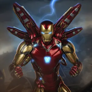 Iron_ Man_ Armor_with_ Missile_ Launchers Wallpaper