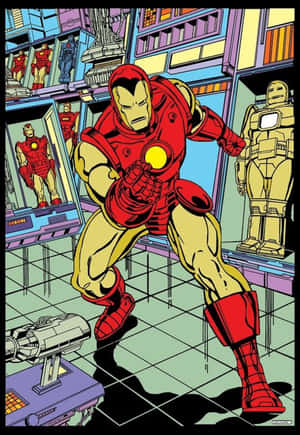 Iron Man Breaks Out Of The Chains Of Limitation Wallpaper