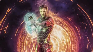 Iron Man Doctor Strange Magicand Armor Wallpaper