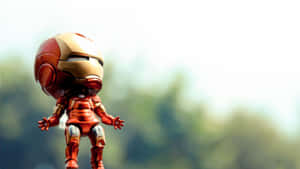 Iron Man Figure Outdoors Wallpaper