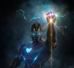 Iron_ Man_ Gauntlet_ Power Wallpaper