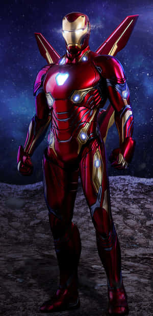 Iron Man Joins The Avengers To Fight For Justice Wallpaper