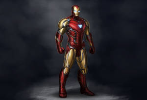 Iron Man Mark 85 On Display Wallpaper