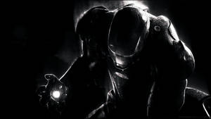 Iron Man Monochrome Wallpaper