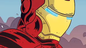 Iron Man Takes On The Enemies Of Justice Wallpaper