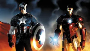 Iron Man Vs Captain America Wallpaper