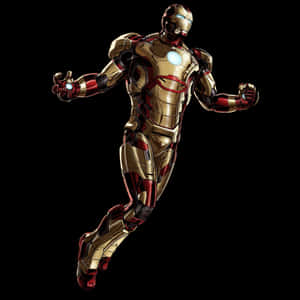 Iron Manin Action Pose Wallpaper