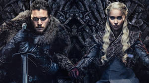 Iron Throne Daenerys Jon Snow Game Of Thrones Wallpaper