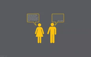 Ironic Short Answer Of The Male Wallpaper