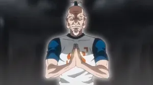 Isaac Netero Unleashing His Power In A Fierce Battle Wallpaper