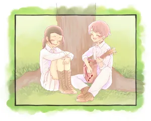 Isabella From The Promised Neverland Anime Series Wallpaper