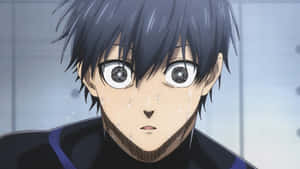 Isagi Yoichi Shocked Expression Wallpaper