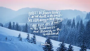 Isaiah 43:18-19 Bible Verse Laptop Wallpaper