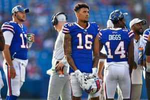 Isaiah Hodgins Buffalo Bills Sideline Wallpaper