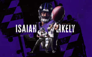 Isaiah Likely Ravens Tight End Wallpaper