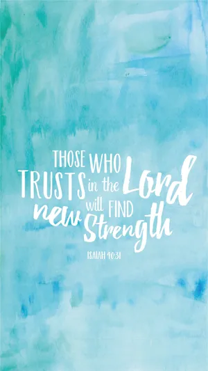 Isaiah4031 Inspirational Quote Wallpaper