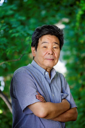 Isao Takahata At An Event Wallpaper