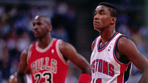 Isiah Thomas And Michael Jordan Wallpaper