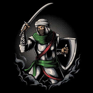 Islamic Warrior Artwork Wallpaper