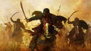 Islamic_ Warrior_ Charge_ Artwork Wallpaper