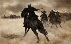 Islamic_ Warriors_ Charging_on_ Horseback Wallpaper