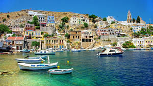 Island Of Symi, Greece Wallpaper