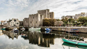 Isle Of Mann Castle Rushen Back Wallpaper