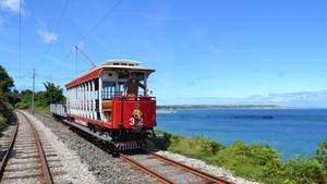 Isle Of Mann Mann Electric Railway Wallpaper