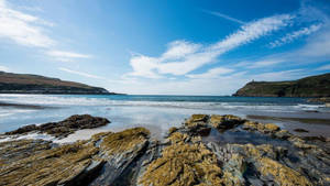 Isle Of Mann Rocky Beach Wallpaper