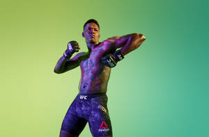 Israel Adesanya Low Angle Shot Wallpaper