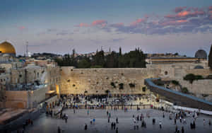 Israeli Tunnels Wailing Wall Wallpaper