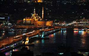 Istanbul's Calmica New Mosque Wallpaper