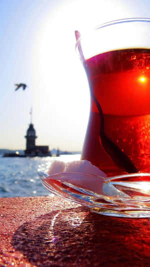 Istanbul Teabythe Bosphorus Wallpaper